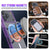 Punkcase iPhone 17 Pro Magnetic Wireless Lading Case [Clearmag -Serie] [lila]