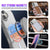 Punkcase iPhone 17 Magnetic Wireless Lading Case [Clearmag -Serie] [Silber]
