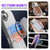 Punkcase iPhone 17 Magnetic Wireless Lading Case [Clearmag -Serie] [Schwarz]