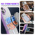 Punkcase iPhone 17 Magnetic Wireless Lading Case [Clearmag -Serie] [lila]