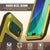 iPhone 17 Air Metal Case, Heavy Duty Military Grade -Rüstungsabdeckung [Schocksicher] Ganzkörper hart [Gelb]