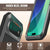 iPhone 17 Air Metal Case, Heavy Duty Military Grade -Rüstungsabdeckung [Stoßdämpfer] Ganzkörper hart [Silber]