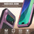 iPhone 17 Air Metal Case, Heavy Duty Military Grade -Rüstungsabdeckung [Schocksicher] Ganzkörper hart [Pink]