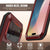 iPhone 17 Pro Max Metal Case, Heavy Duty Military Grade -Rüstungsabdeckung [Schocksicher] Ganzer Körper hart [rot]