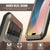 iPhone 17 Pro Max Metal Case, Heavy Duty Military Grade -Rüstungsabdeckung [Stoßdämpfer] Ganzkörper hart [Gold]