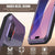 iPhone 17 Metallkoffer, Heavy Duty Military Grade Rüstungsabdeckung [Schocksicher] Ganzkörper hart [lila]