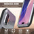 iPhone 17 Metallkoffer, Heavy Duty Military Grade Rüstungsabdeckung [Schocksicher] Ganzkörper hart [weiß]