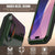 iPhone 17 Metallhülle, Heavy Duty Military Grade Rüstungsabdeckung [Schocksicher] Ganzkörper hart [dunkelgrün]