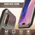iPhone 17 Metallkoffer, Heavy Duty Military Grade Rüstungsabdeckung [Schocksicher] Ganzkörper hart [Gold]