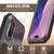 iPhone 17 Metallhülle, Heavy Duty Military Grade Rüstungsabdeckung [Schocksicher] Ganzkörper hart [Silber]