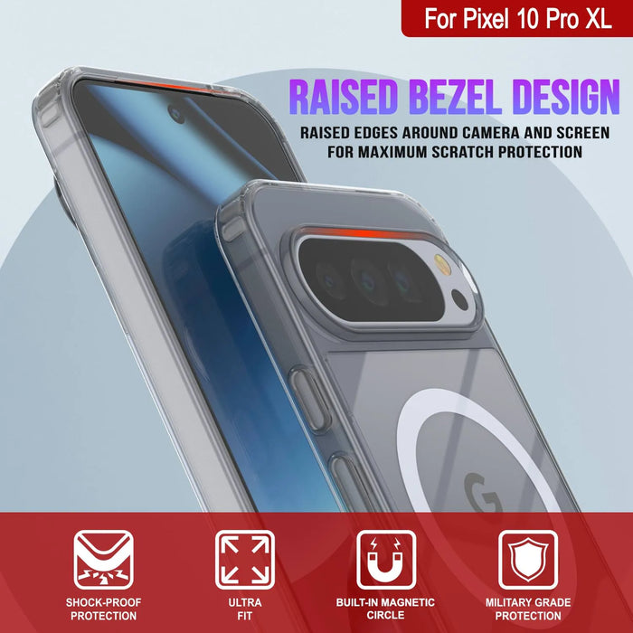 Pixel 10 Pro XL Magnetic Wireless Lading Case [Clearmag -Serie]