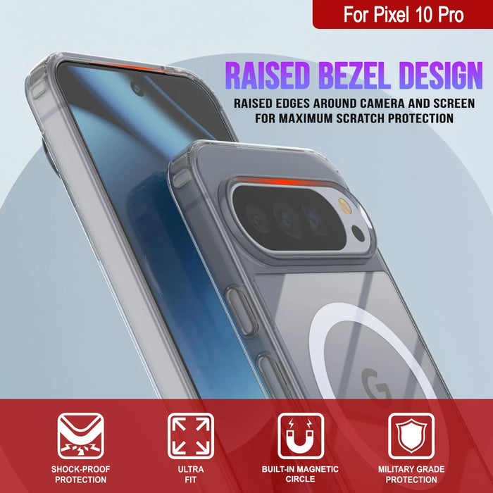 Pixel 10 Pro Magnetic Wireless Lading Case [Clearmag -Serie]