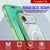 Punkcase iPhone 17 Air Magnetic Wireless Lading Case [Clearmag -Serie] [Green]