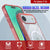 Punkcase iPhone 17 Air Magnetic Wireless Lading Case [Clearmag -Serie] [Red]