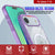 Punkcase iPhone 17 Air Magnetic Wireless Lading Case [Clearmag -Serie] [lila]