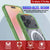 Punkcase iPhone 17 Pro Max Magnetic Wireless Lading Case [Clearmag -Serie] [Green]