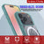 Punkcase iPhone 17 Pro Max Magnetic Wireless Lading Case [Clearmag -Serie] [Teal]