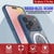 Punkcase iPhone 17 Pro Max Magnetic Wireless Lading Case [Clearmag -Serie] [Navy]