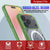 Punkcase iPhone 17 Pro Magnetic Wireless Lading Case [Clearmag -Serie] [Green]