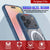 Punkcase iPhone 17 Pro Magnetic Wireless Lading Case [Clearmag -Serie] [Navy]