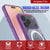 Punkcase iPhone 17 Pro Magnetic Wireless Lading Case [Clearmag -Serie] [lila]