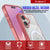 Punkcase iPhone 17 Magnetic Wireless Lading Case [Clearmag -Serie] [Red]