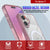 Punkcase iPhone 17 Magnetic Wireless Lading Case [Clearmag -Serie] [Rose]