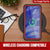 Google Pixel 9A Water of Case, PunkCase [Extreme Series] Panzerabdeckung mit integriertem Bildschirmschutz [Rot]