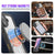 iPhone 17 wasserdichte Hülle, PunkCase [Extreme Series] Panzerabdeckung mit integriertem Bildschirmschutz [lila]