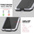 iPhone 17 Air Metal Case, Heavy Duty Military Grade -Rüstungsabdeckung [Stoßdämpfer] Ganzkörper hart [weiß]