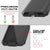 iPhone 17 Air Metal Case, Heavy Duty Military Grade -Rüstungsabdeckung [Stoßdämpfer] Ganzkörper hart [Schwarz]