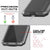 iPhone 17 Air Metal Case, Heavy Duty Military Grade -Rüstungsabdeckung [Stoßdämpfer] Ganzkörper hart [Silber]