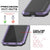 iPhone 17 Air Metal Case, Heavy Duty Military Grade -Rüstungsabdeckung [Stoßdämpfer] Ganzkörper hart [lila]
