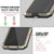 iPhone 17 Air Metal Case, Heavy Duty Military Grade -Rüstungsabdeckung [Stoßdämpfer] Ganzkörper hart [Gold]