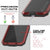 iPhone 17 Air Metal Case, Heavy Duty Military Grade -Rüstungsabdeckung [Schocksicher] Ganzkörper hart [rot]