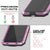 iPhone 17 Air Metal Case, Heavy Duty Military Grade -Rüstungsabdeckung [Schocksicher] Ganzkörper hart [Pink]
