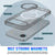 Punkcase iPhone 17 Air Magnetic Wireless Lading Case [Clearmag -Serie] [Silber]