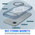 Punkcase iPhone 17 Air Magnetic Wireless Lading Case [Clearmag -Serie] [Navy]