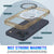 Punkcase iPhone 17 Pro Max Magnetic Wireless Lading Case [Clearmag -Serie] [Gold]