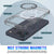 Punkcase iPhone 17 Pro Max Magnetic Wireless Lading Case [Clearmag -Serie] [Clear]