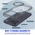 Punkcase iPhone 17 Pro Max Magnetic Wireless Lading Case [Clearmag -Serie] [Silber]
