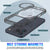 Punkcase iPhone 17 Pro Magnetic Wireless Lading Case [Clearmag -Serie] [Black]