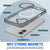 Punkcase iPhone 17 Magnetic Wireless Lading Case [Clearmag -Serie] [Schwarz]