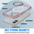 Punkcase iPhone 17 Magnetic Wireless Lading Case [Clearmag -Serie] [Rose]