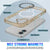 Punkcase iPhone 17 Magnetic Wireless Lading Case [Clearmag -Serie] [Gold]
