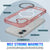 Punkcase iPhone 17 Magnetic Wireless Lading Case [Clearmag -Serie] [Red]
