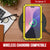 iPhone 17 Metallkoffer, Heavy Duty Military Grade Rüstungsabdeckung [Schocksicher] Ganzkörper hart [Gelb]