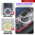 Punkcase iPhone 17 Pro Magnetic Wireless Lading Case [Clearmag -Serie] [Red]