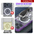 Punkcase iPhone 17 Pro Magnetic Wireless Lading Case [Clearmag -Serie] [lila]