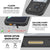 iPhone 17 Pro Max Water of Water of Case, PunkCase [Extreme Mag -Serie] Panzerabdeckung mit integriertem Bildschirmschutz [Gray]